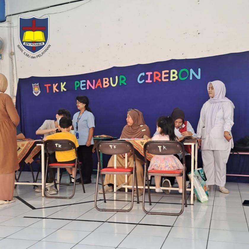 Screening Kesehatan Puskesmas di TKK PENABUR Cirebon